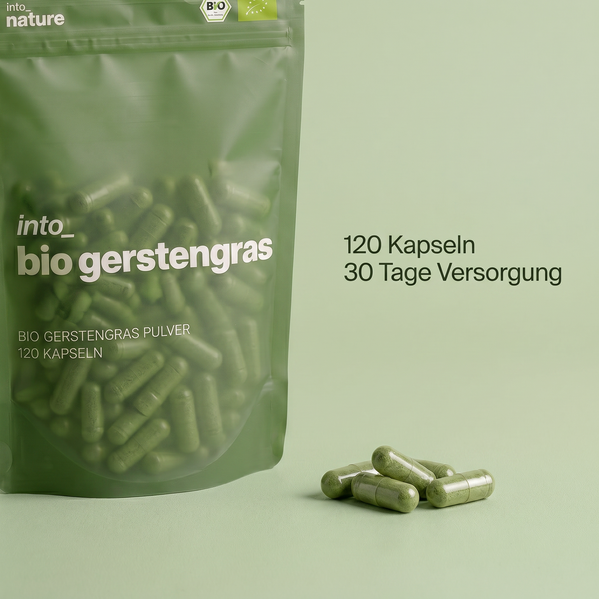 Bio Gerstengraspulver Kapseln